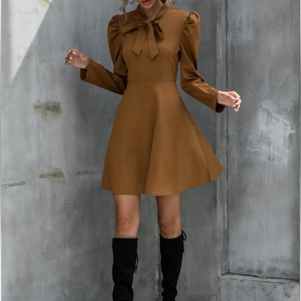 Brown dress